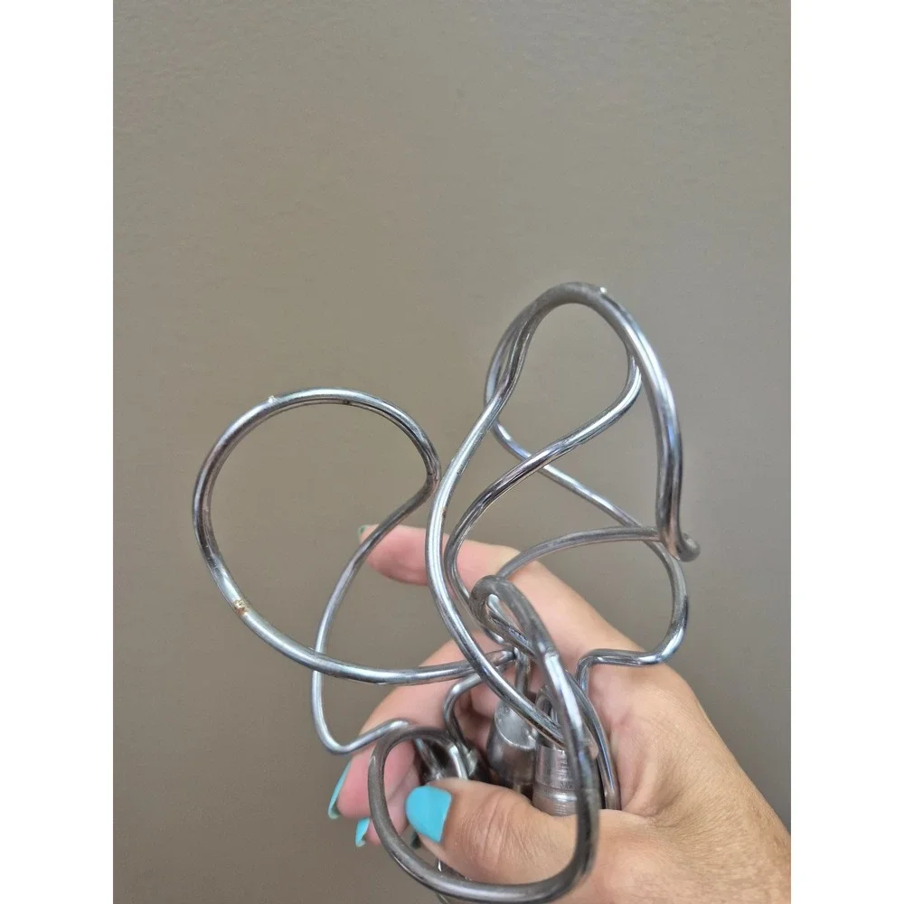 Vintage Figure 8 Dough Hooks Hand Mixer Beaters Replacement Attachments Set of 4